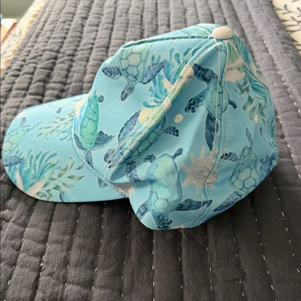 SHEIN Blue Turtle Print Cap - Picture 6 of 7